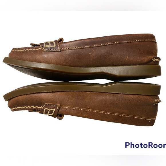 Sperry Top Sider Brown Kiltie Penny Loafers - Picture 6 of 8